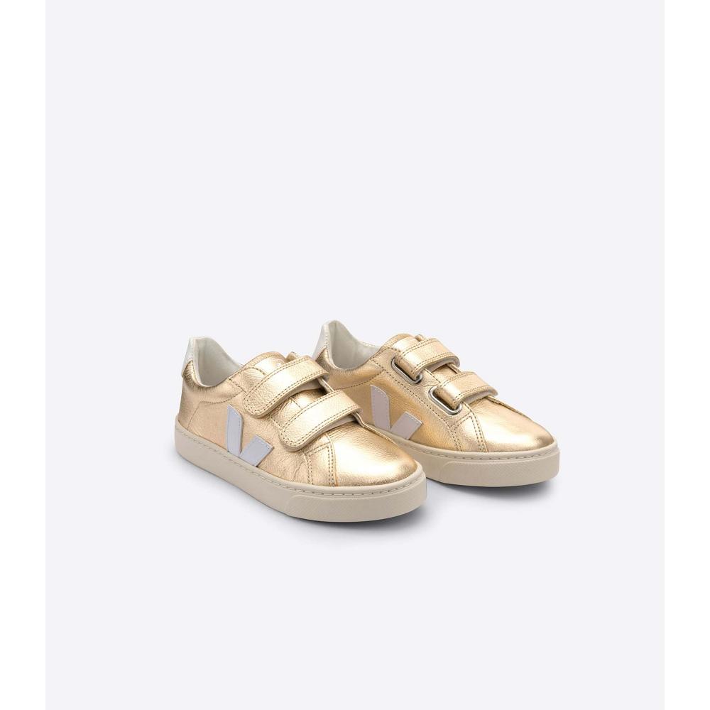 Veja ESPLAR CHROMEFREE Kids' Shoes Gold | NZ 725HAP